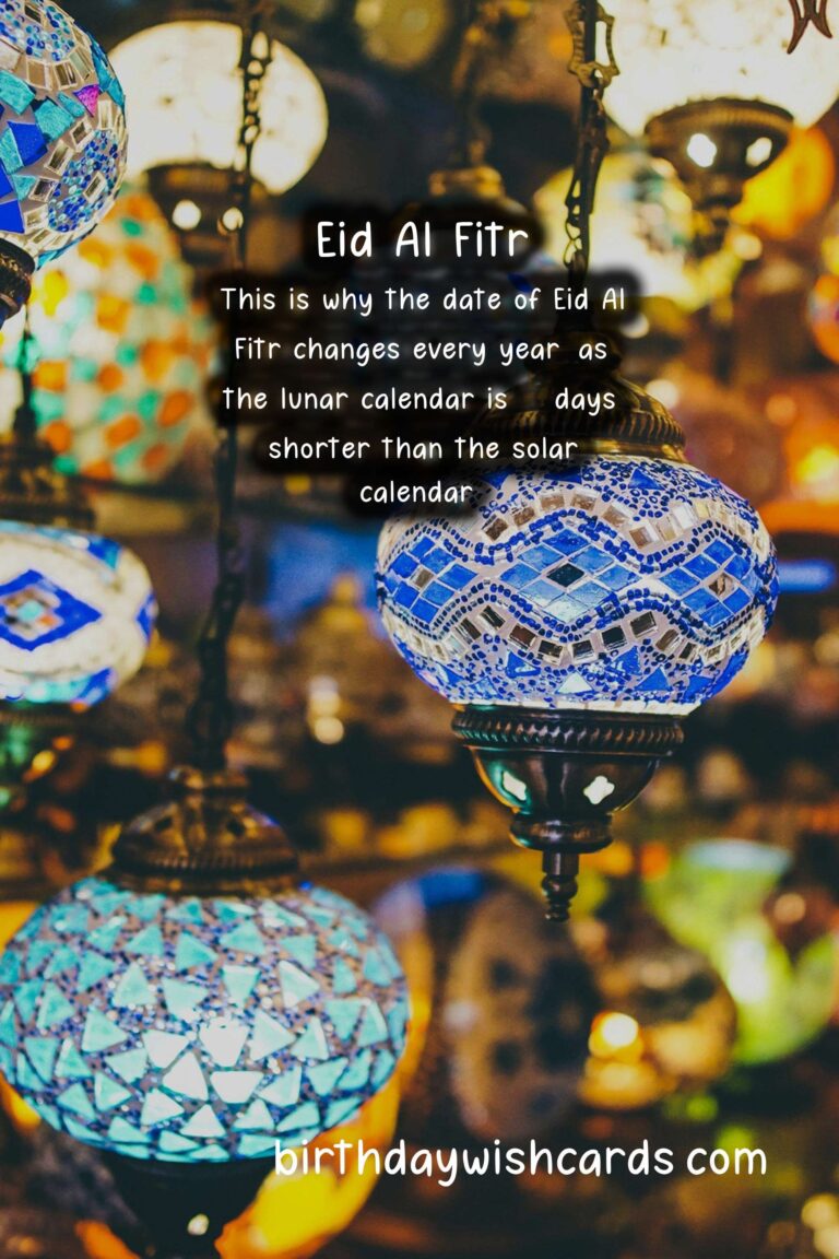The Importance of Eid Al Fitr - Date Varies and Its Significance