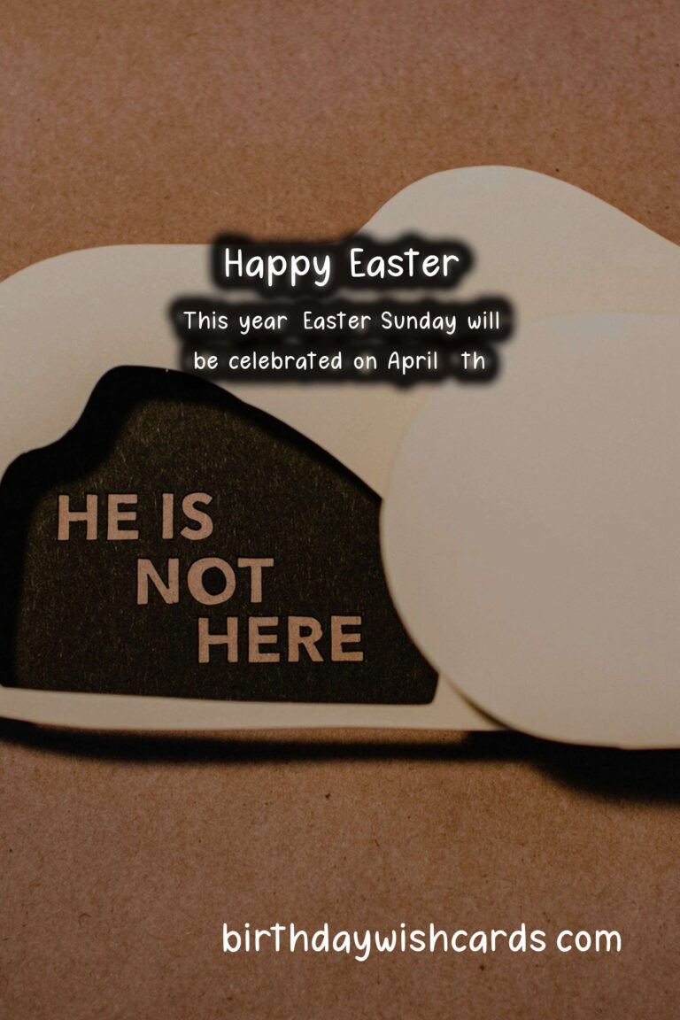 The Significance of Easter Sunday – A Celebration of New Beginnings and Rebirth