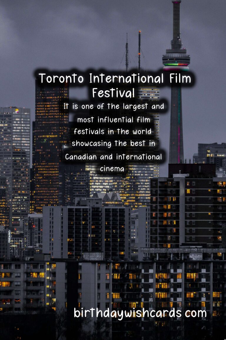 Toronto International Film Festival (September)