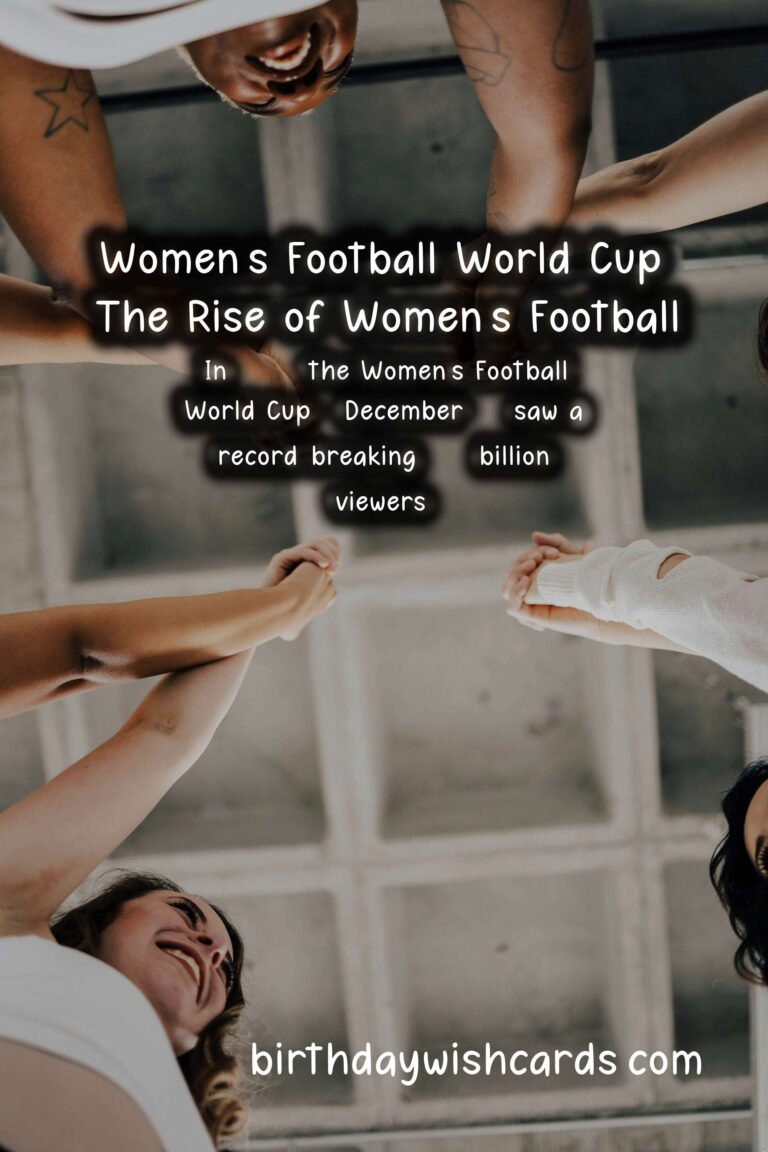 Women’s Football World Cup – December 06: The Rise of Women’s Football