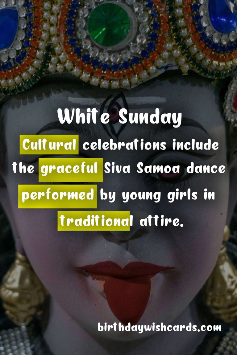 Discovering the Beauty of White Sunday
