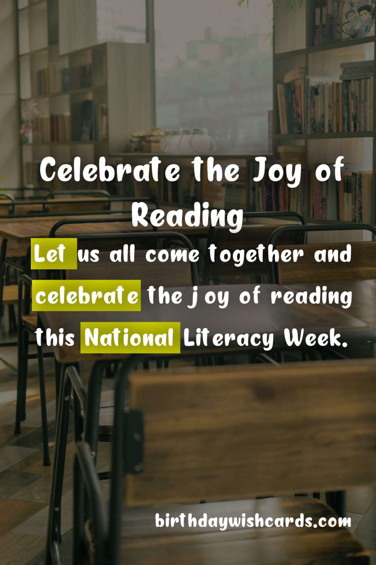 National Literacy Week: Celebrating the Joy of Reading