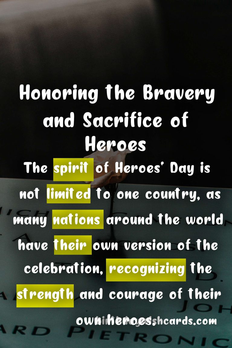 Recognizing the Bravery and Sacrifice of Heroes on October 20 - Heroes' Day
