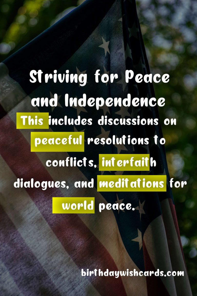 International Day of Peace – September 21 and Afghan Independence Day – August 19: A Look at Two Important Days Promoting Peace and Independence