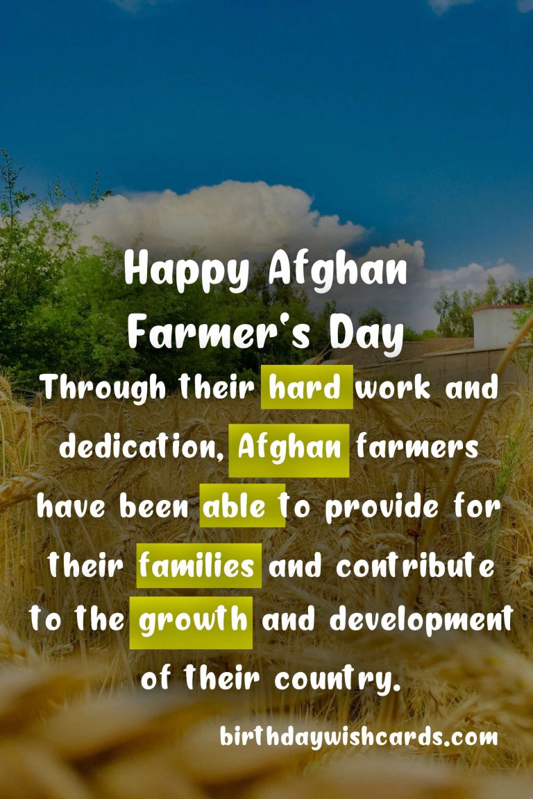Celebrating Afghan Farmer’s Day: History, Importance, and Current Challenges