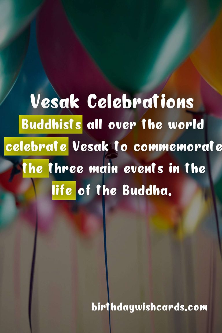 Vesak (Buddha’s Birthday) – Date varies