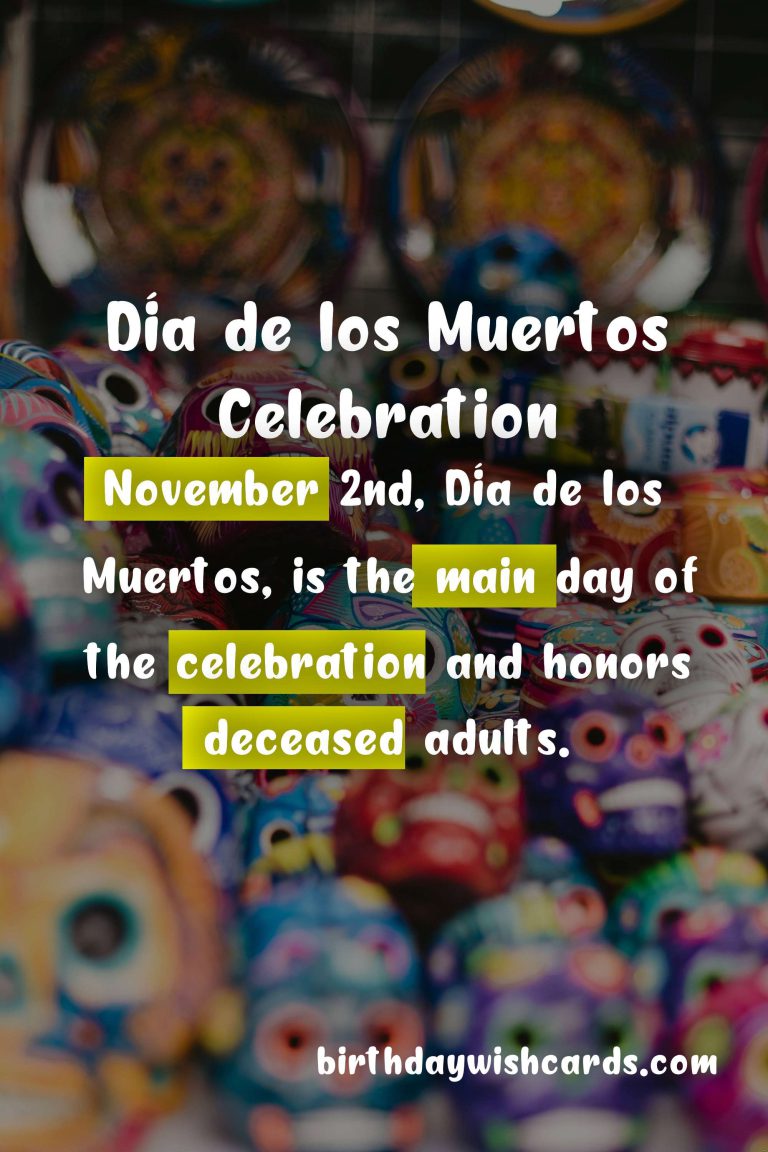 Día de los Muertos (Day of the Dead) - November 2