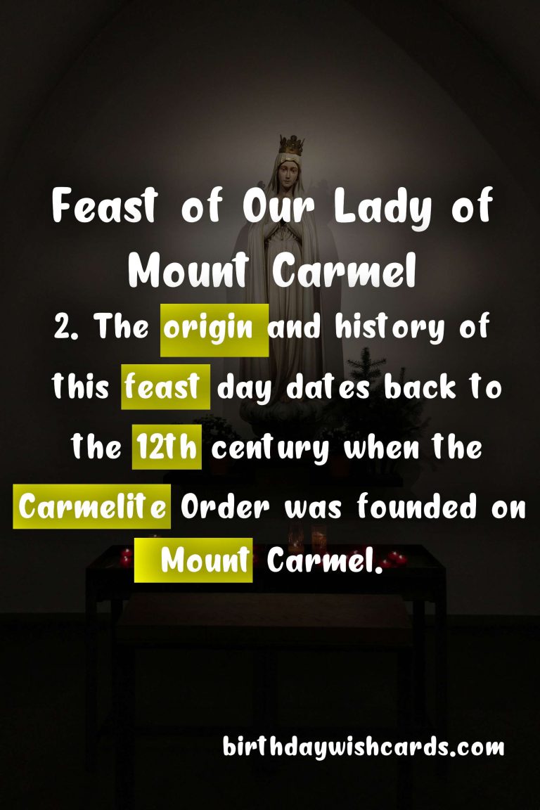 Día de la Virgen del Carmen – Celebrating the Feast of Our Lady of Mount Carmel on July 16