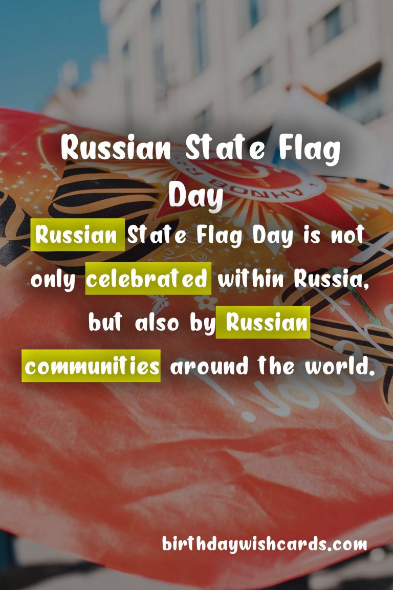 Celebrate Russian State Flag Day on August 22nd
