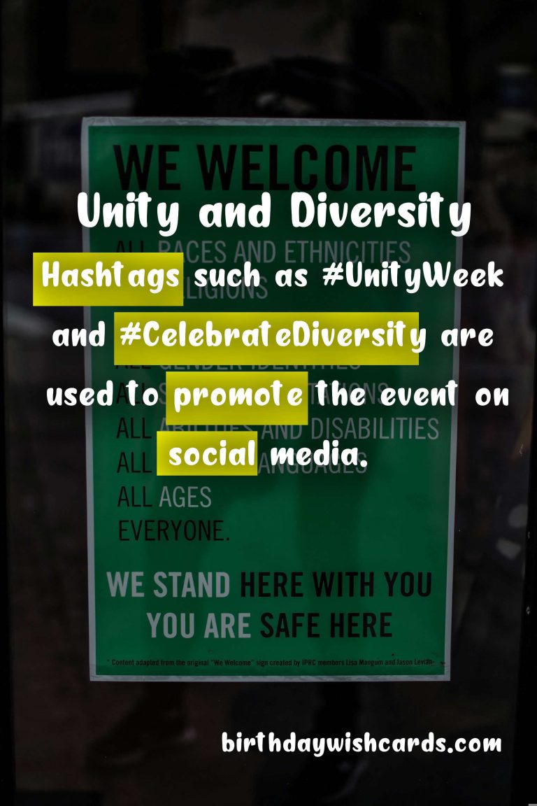 Unity Week: Celebrating Diversity and Inclusion