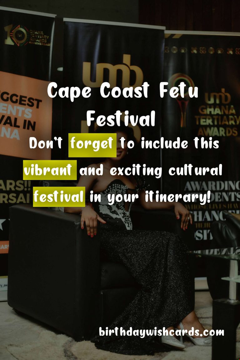 Experience the Colorful and Exciting Cape Coast Fetu Festival – August/September