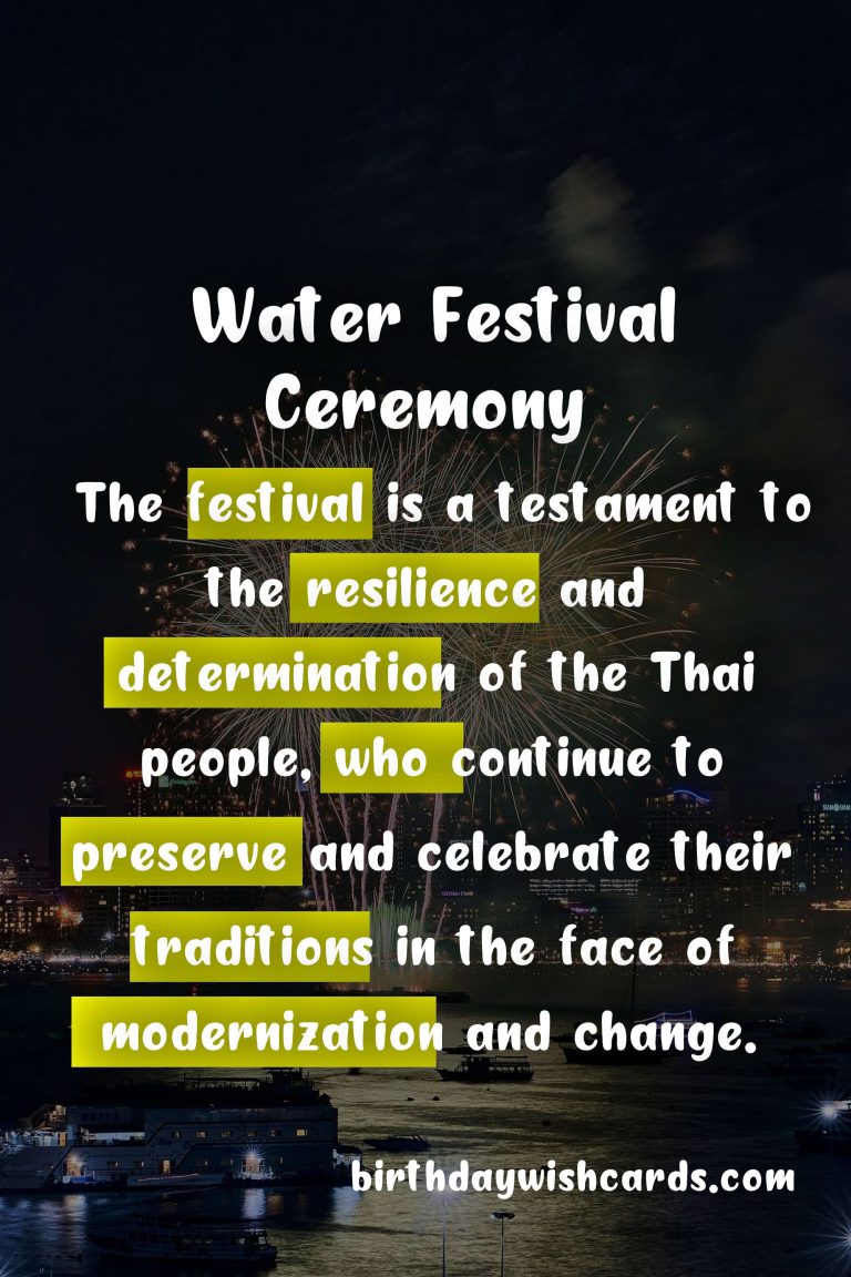 Water Festival Ceremony: Full Moon Day of the Twelfth Lunar Month