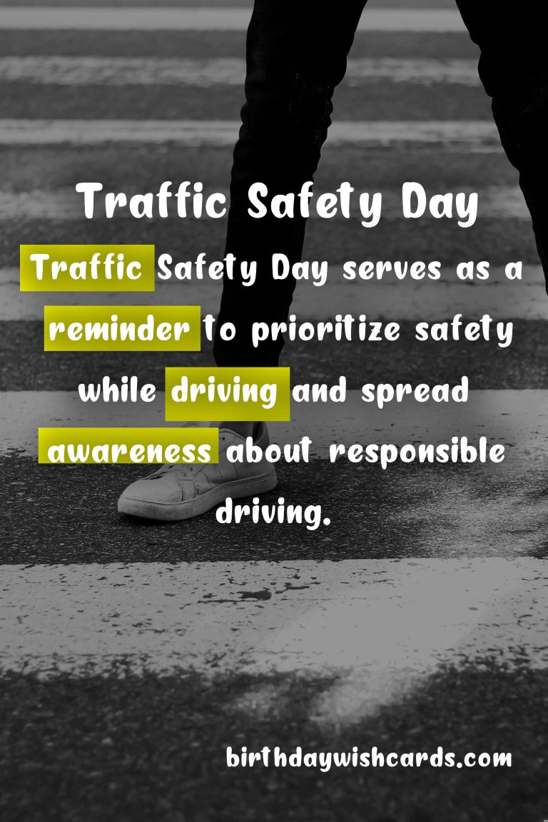 Mark Your Calendars: Traffic Safety Day is Coming Up on February 5