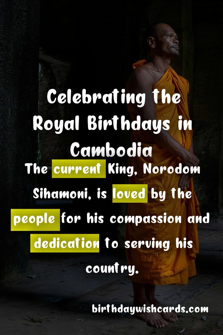 Royal Birthday Ceremonies in Cambodia: Honoring the Queen Mother and King Father