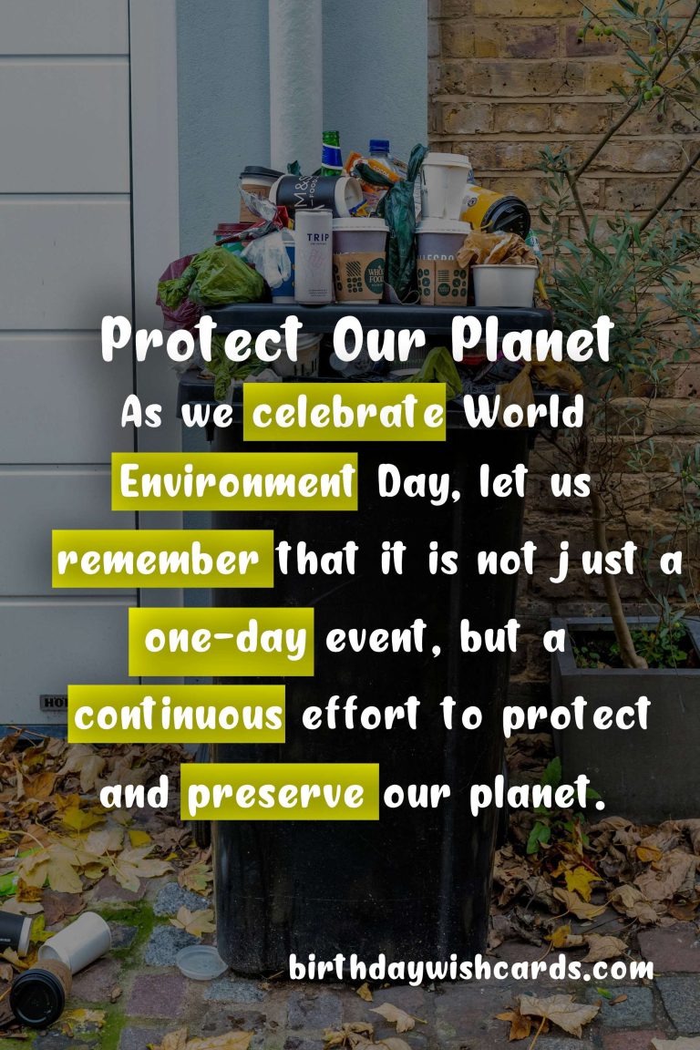 World Environment Day - The Importance of Protecting Our Planet