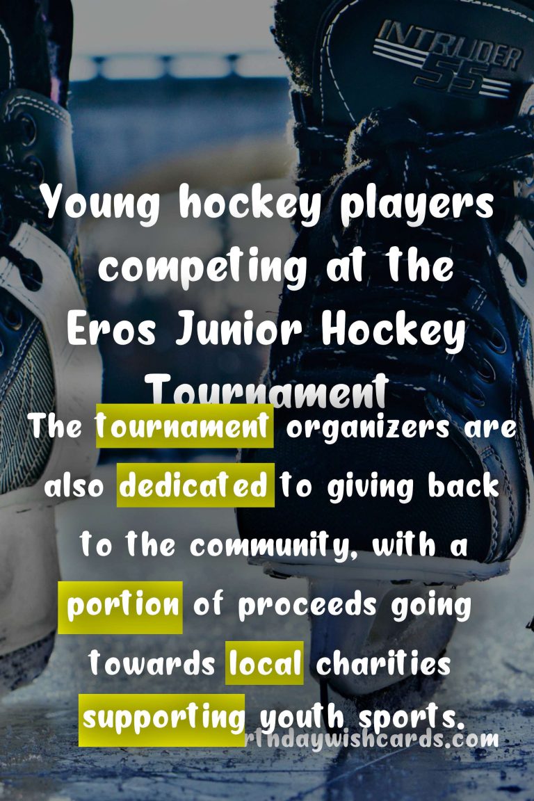Eros Junior Hockey Tournament – September 5-7