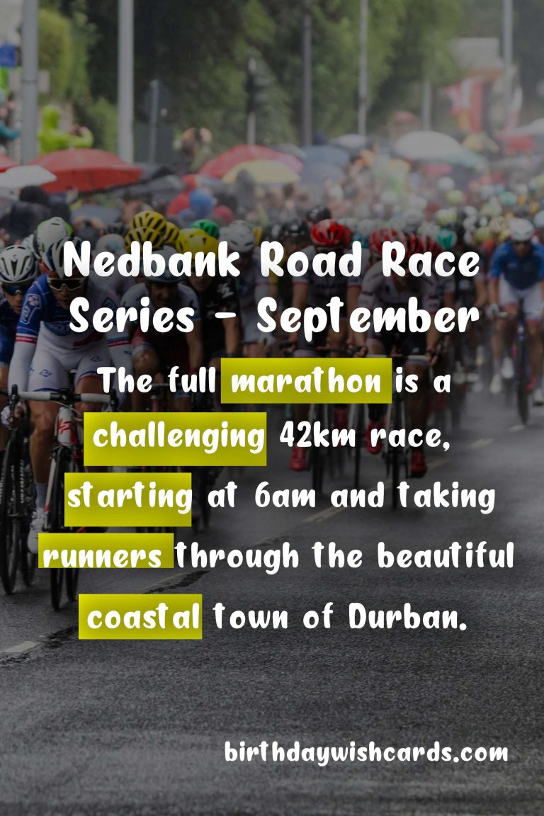 Nedbank Road Race Series – September 21