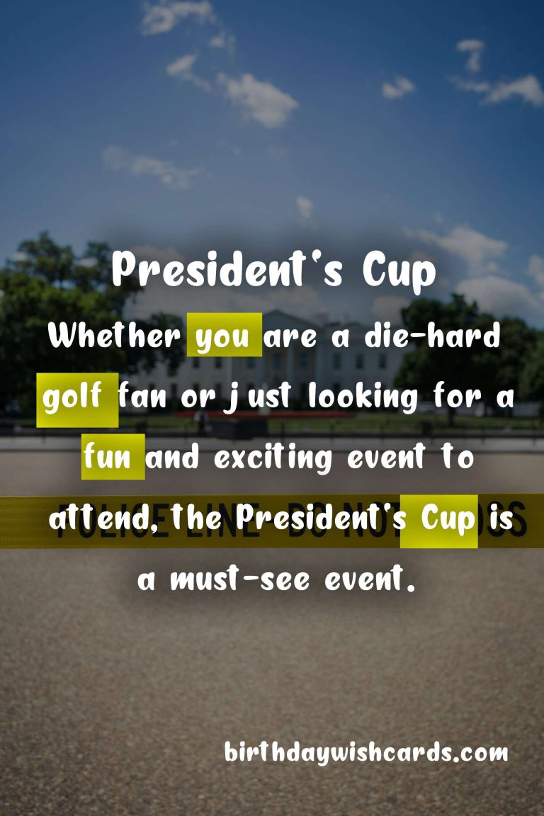 President’s Cup – September 29, A Day To Remember
