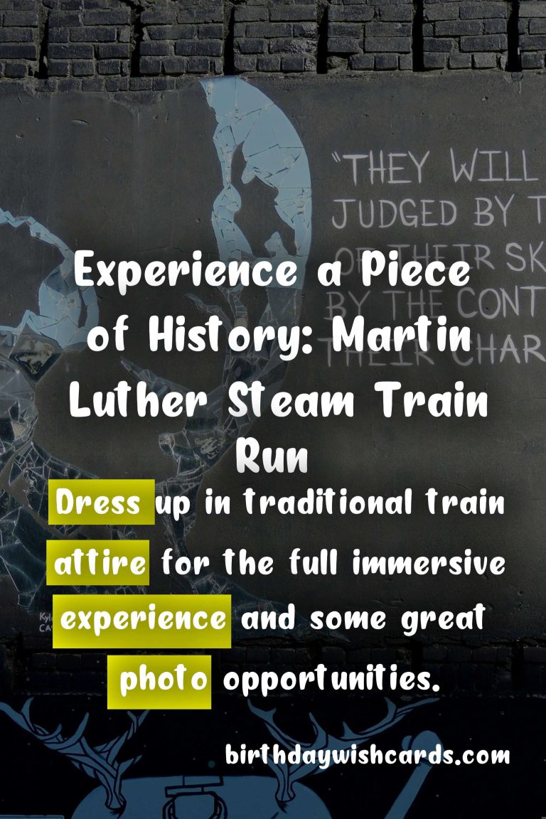 Experience a Piece of History: Martin Luther Steam Train Run – October 5-6