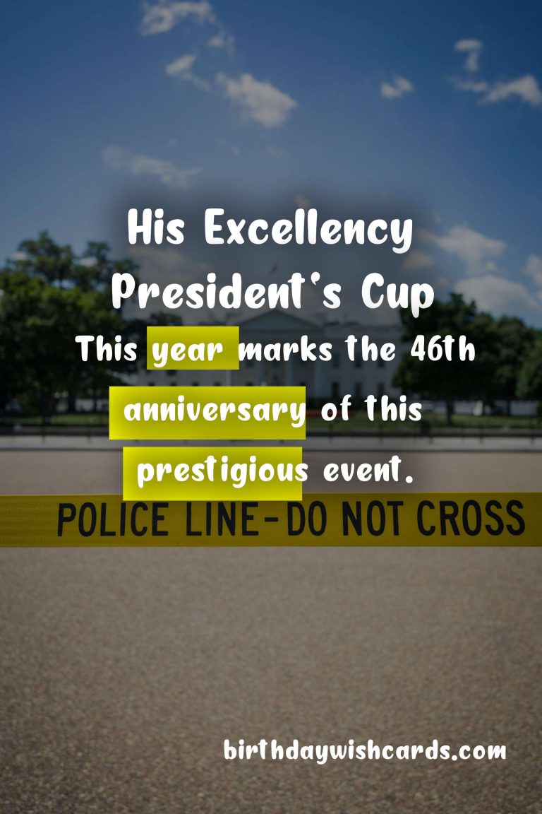 Celebrating the His Excellency President’s Cup on October 6