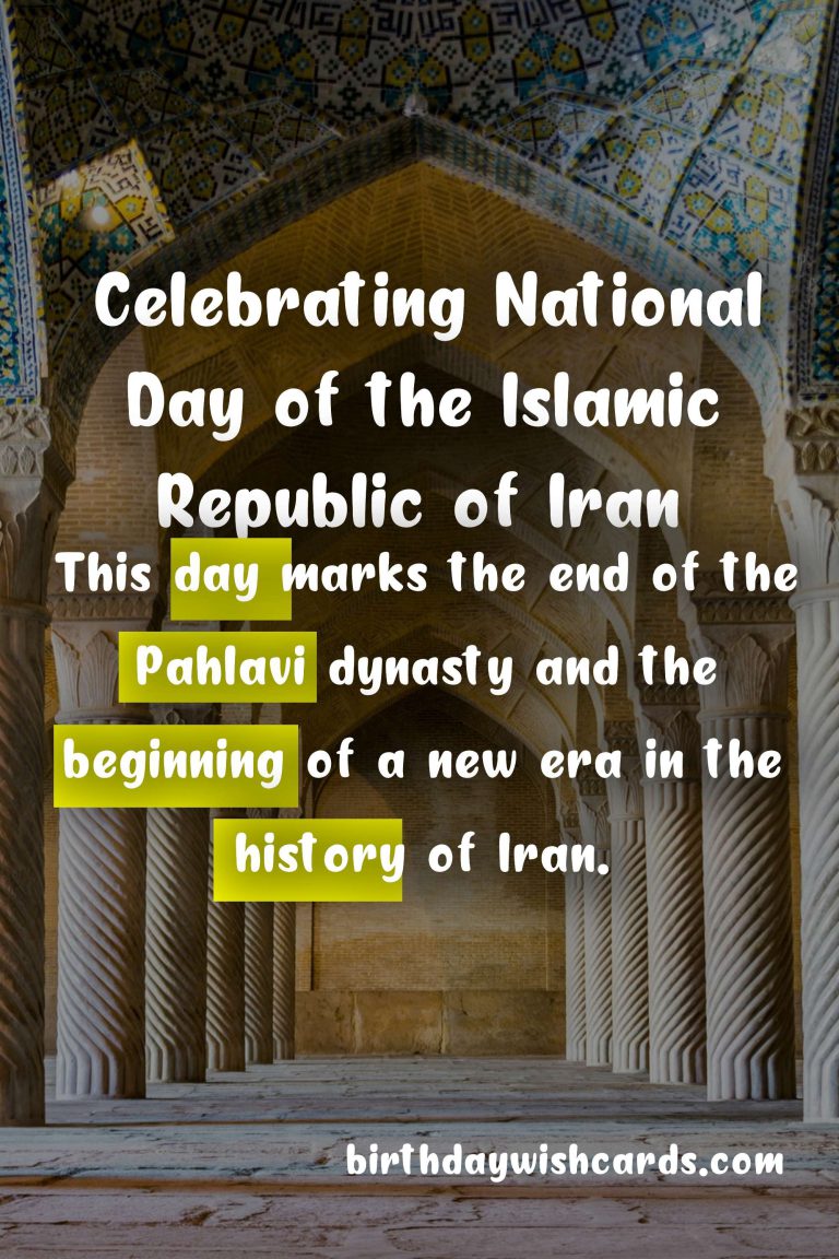 National Day of the Islamic Republic of Iran – April 1