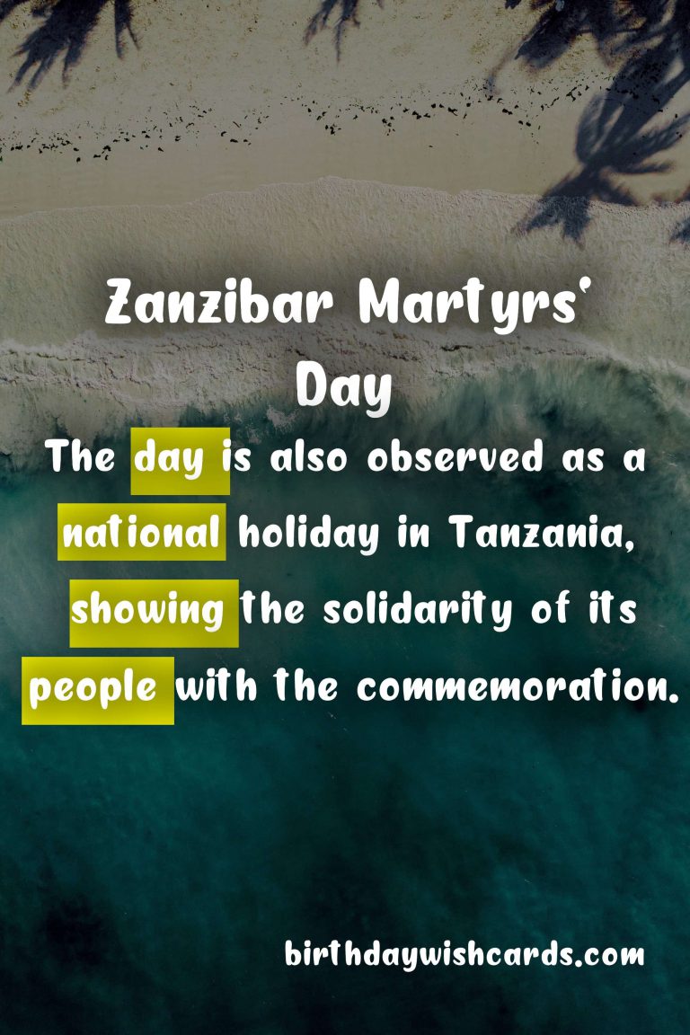 Remembering the Heroes of Zanzibar on Martyrs’ Day