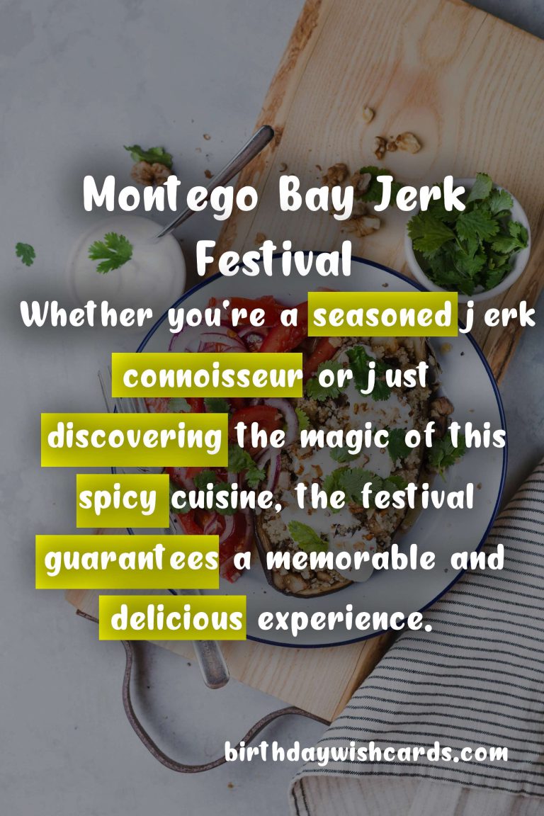 The World-Famous Montego Bay Jerk Festival Is Returning on July 1st 2022