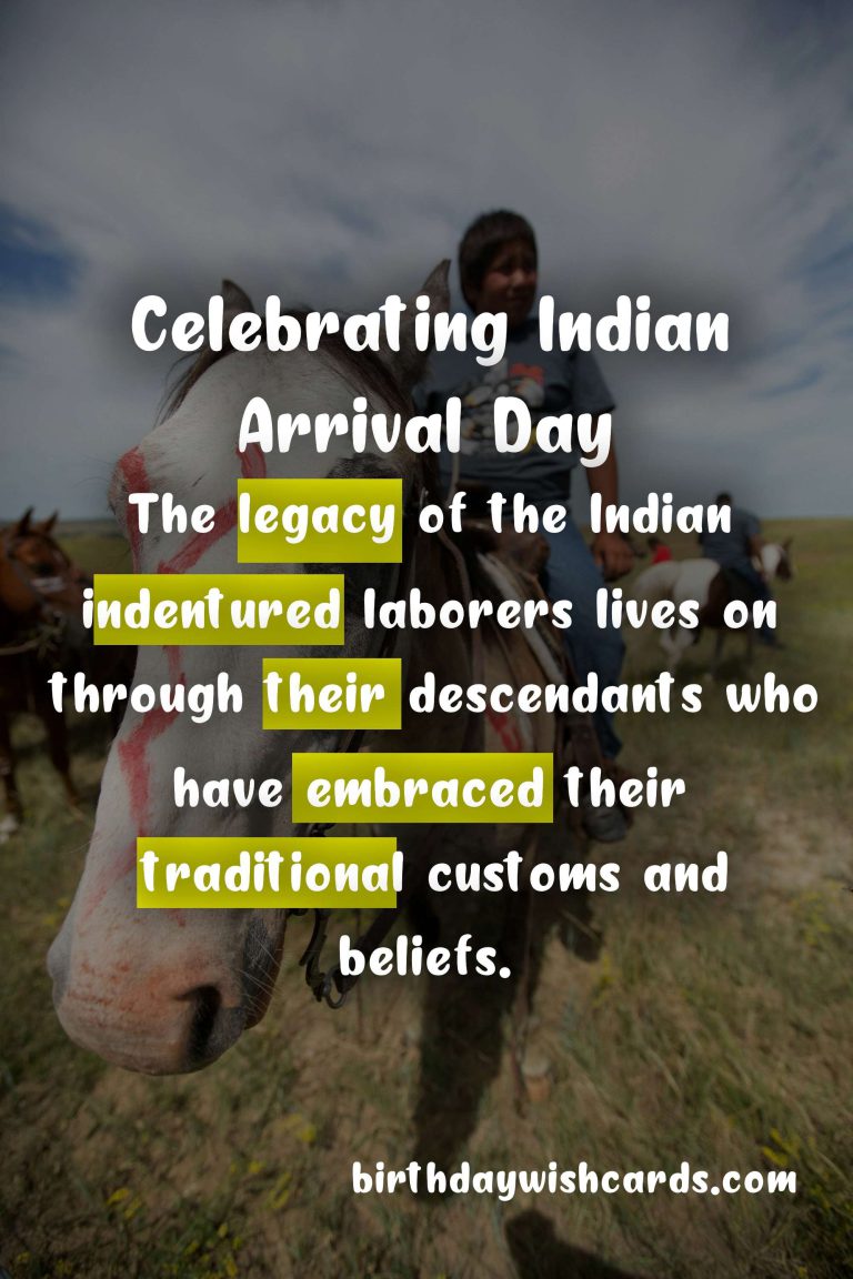 Celebrating Indian Arrival Day