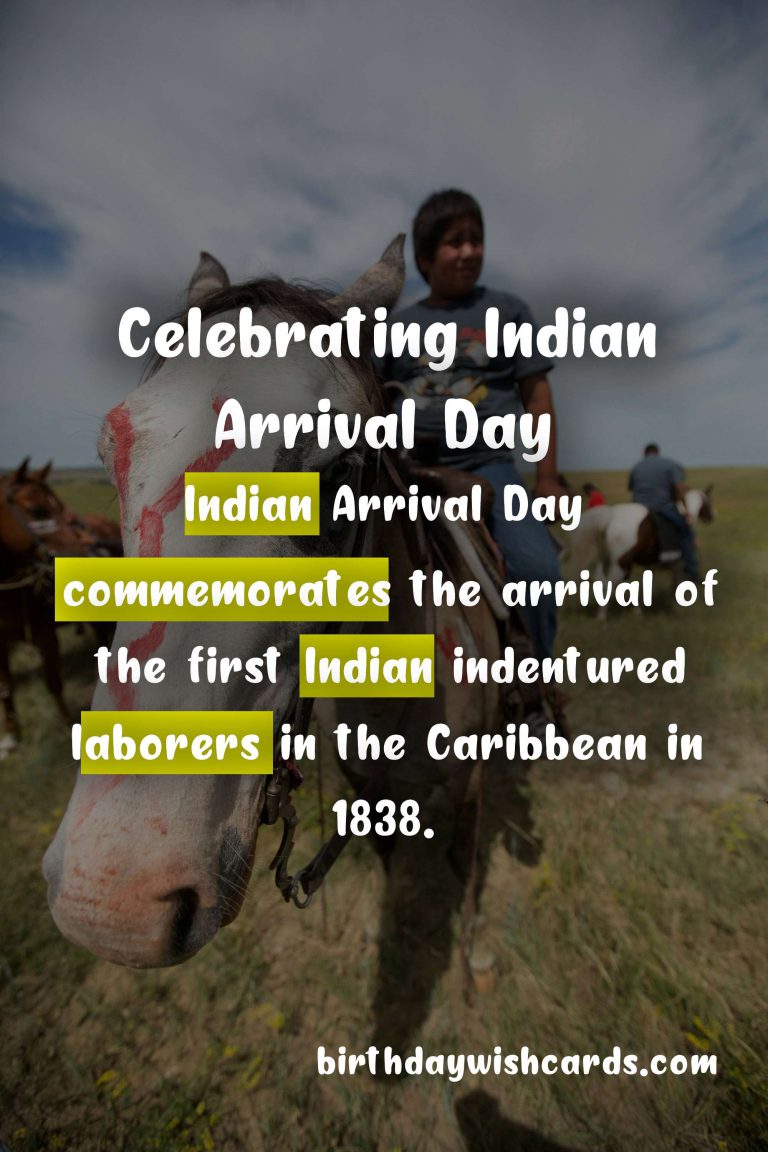 Celebrating Indian Arrival Day