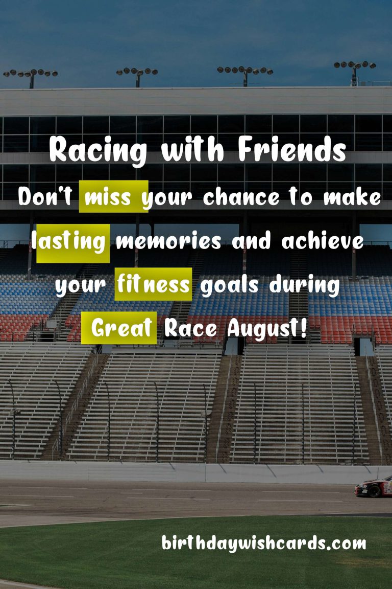 Celebrate a Month of Racing and Fun with Great Race August!