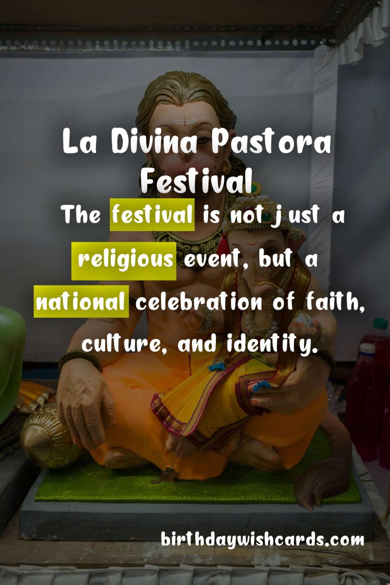 La Divina Pastora Festival: A Celebration of Faith and Culture