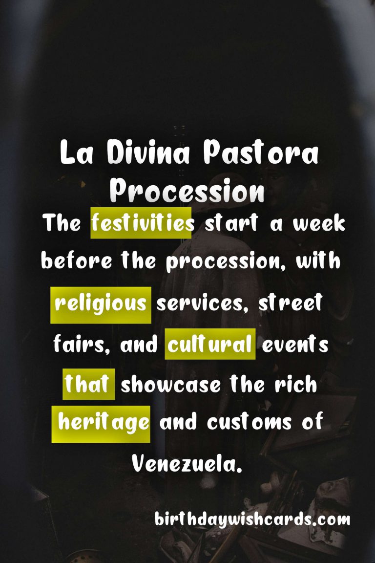 Witness the Spectacular La Divina Pastora Procession in April