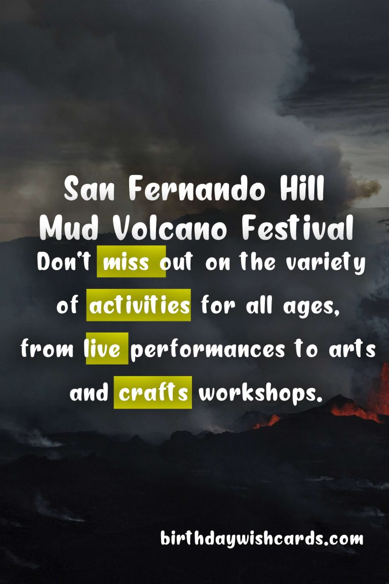 Celebrate the Spring Season at San Fernando Hill Mud Volcano Festival