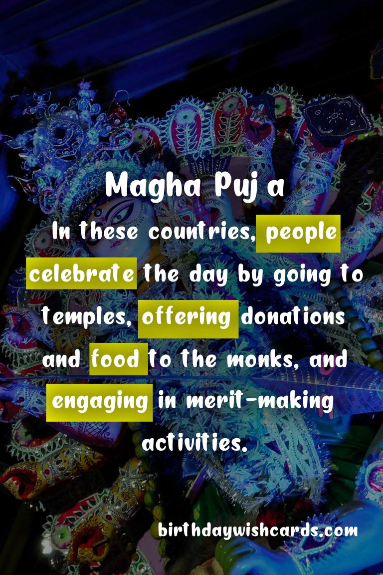 Magha Puja – A Celebration of Mindfulness and Merit