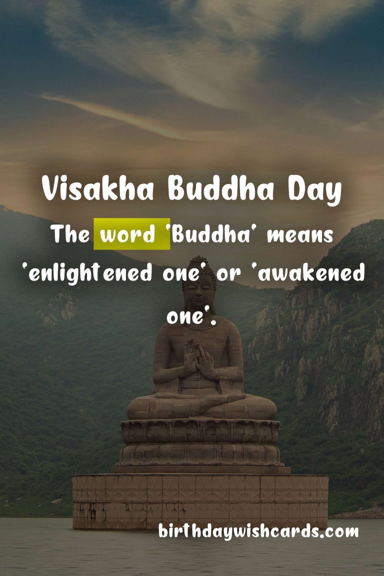 Visakha Buddha Day – May 7, 2020