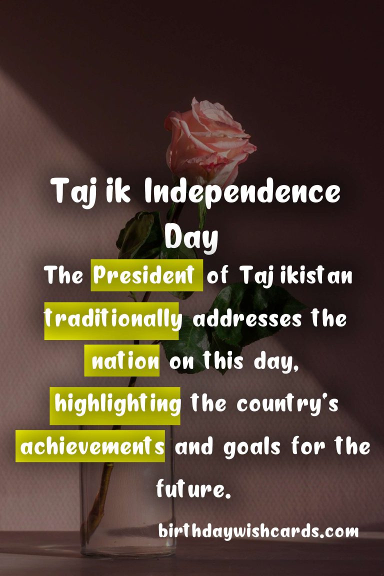 Tajikistan Celebrates Independence Day on September 9