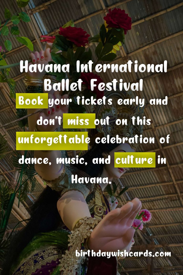 Havana International Ballet Festival – October