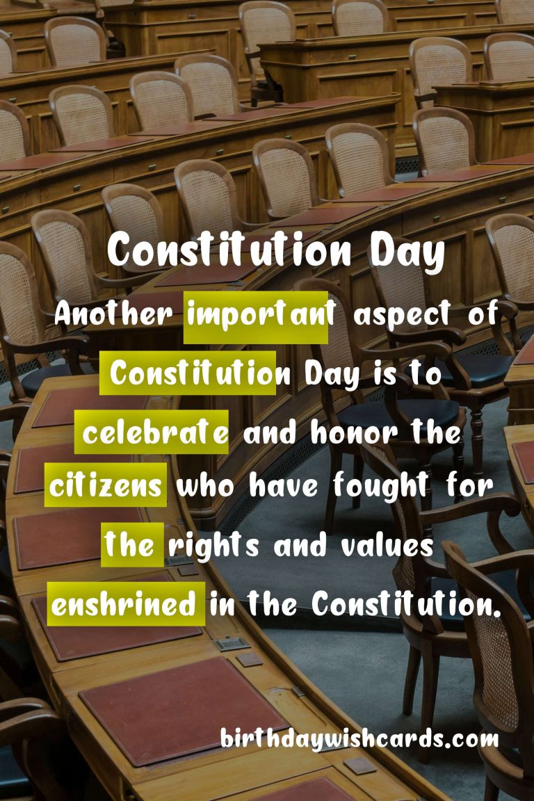 Constitution Day – Celebrating May 5th