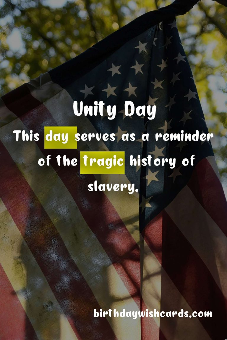 Unity Day – A Celebration of Togetherness and Harmony