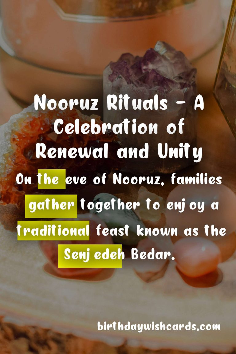 Nooruz Rituals: A Celebration of Renewal and Unity