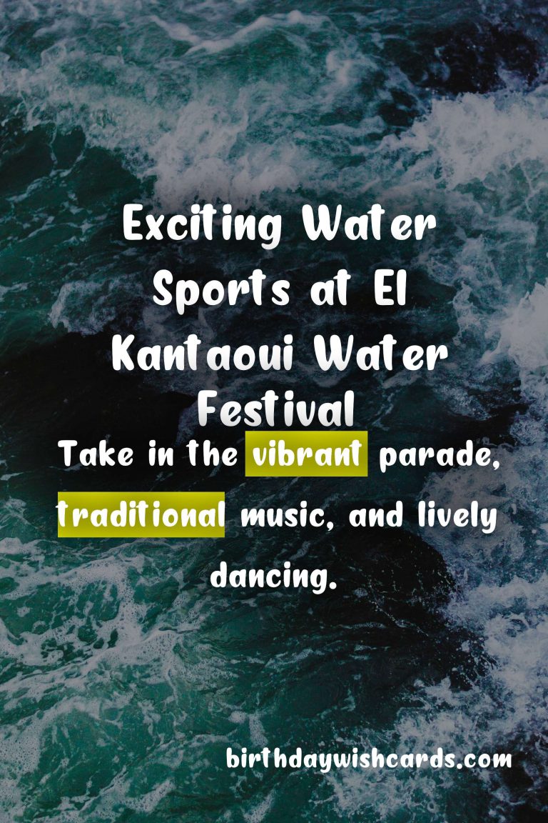Experience the Excitement at El Kantaoui Water Festival (July 31-August 7)
