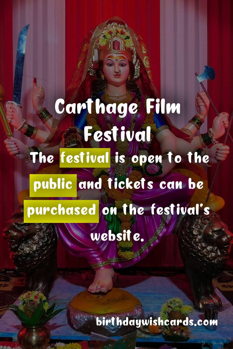 Everything You Need to Know About the Carthage Film Festival (TBA)
