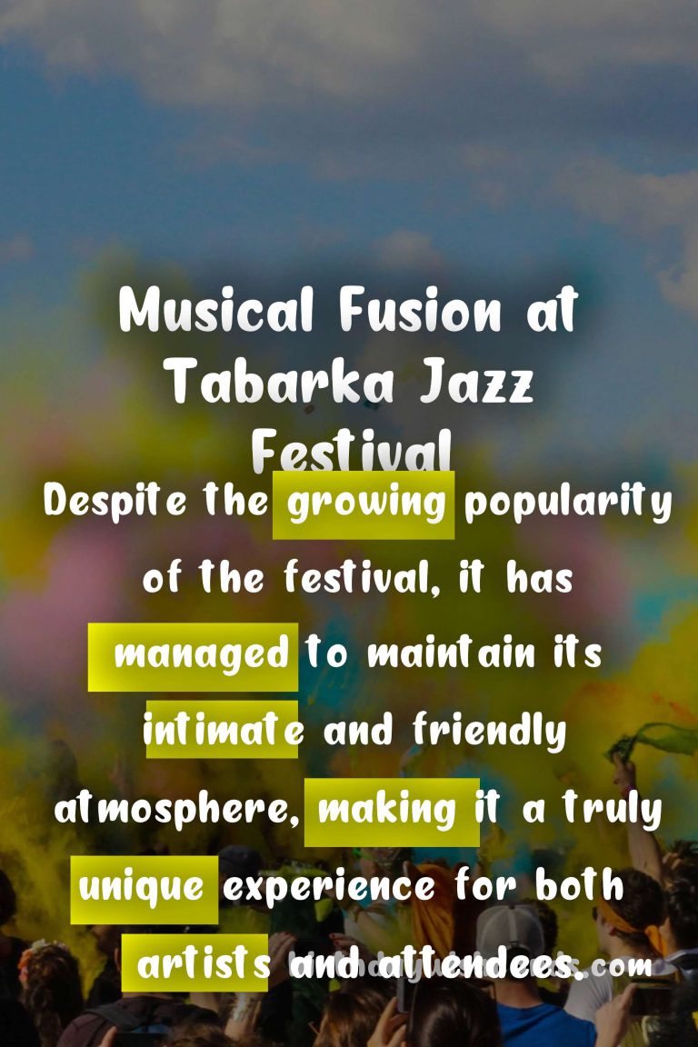 Experience the Joy of Music at the Tabarka Jazz Festival in August