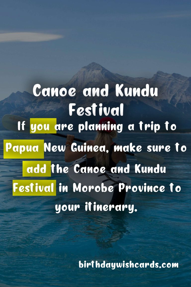 Exploring the Vibrant Culture and Festivities of Morobe Province Canoe and Kundu Festival