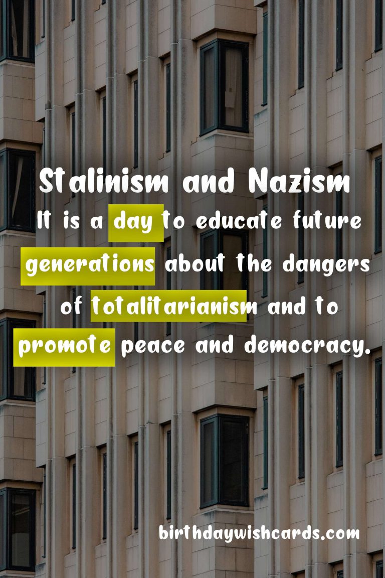 April 16 – European Day of Remembrance for Victims of Stalinism and Nazism