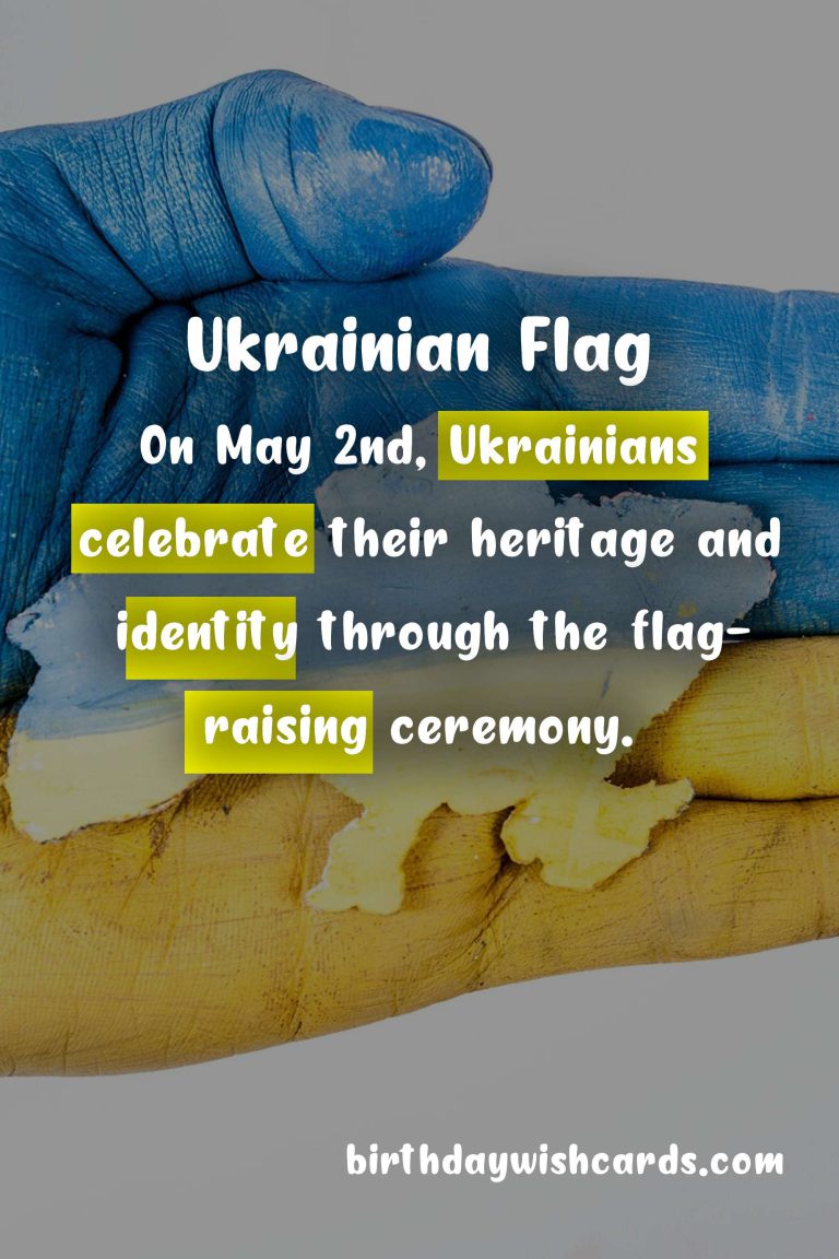 May 2 – Day of the Ukrainian Flag: Celebrating Ukrainian Independence and National Pride