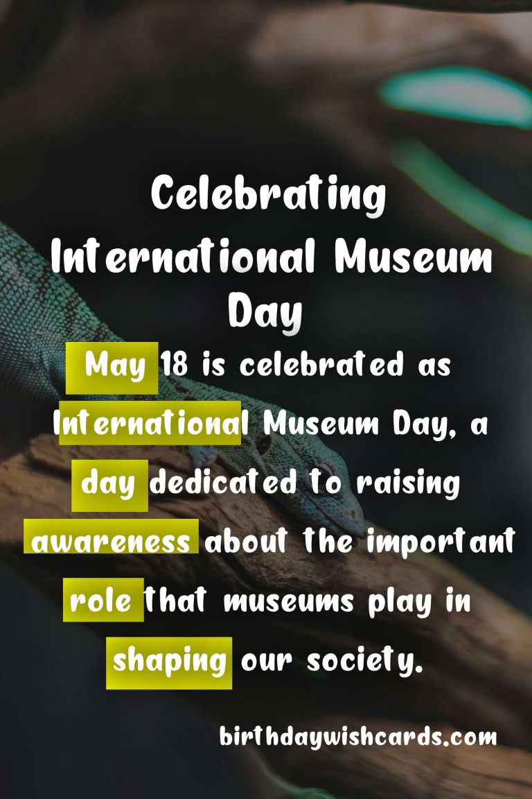 Celebrate International Museum Day on May 18