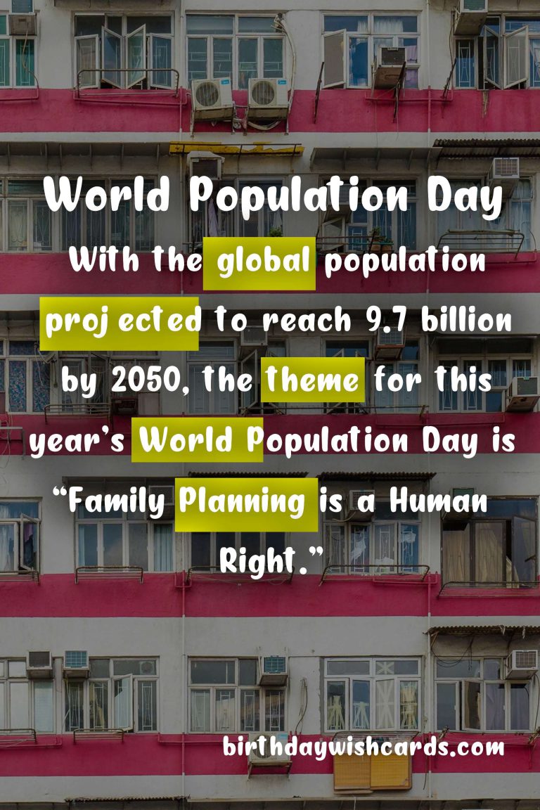 World Population Day: How We Can Overcome the Challenges of Overpopulation