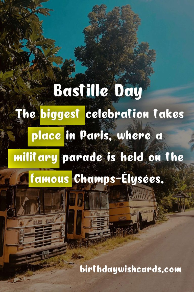 July 14 – Bastille Day