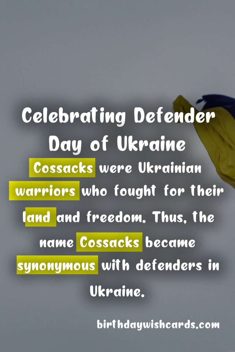 Celebrating October 14 – Defender Day of Ukraine